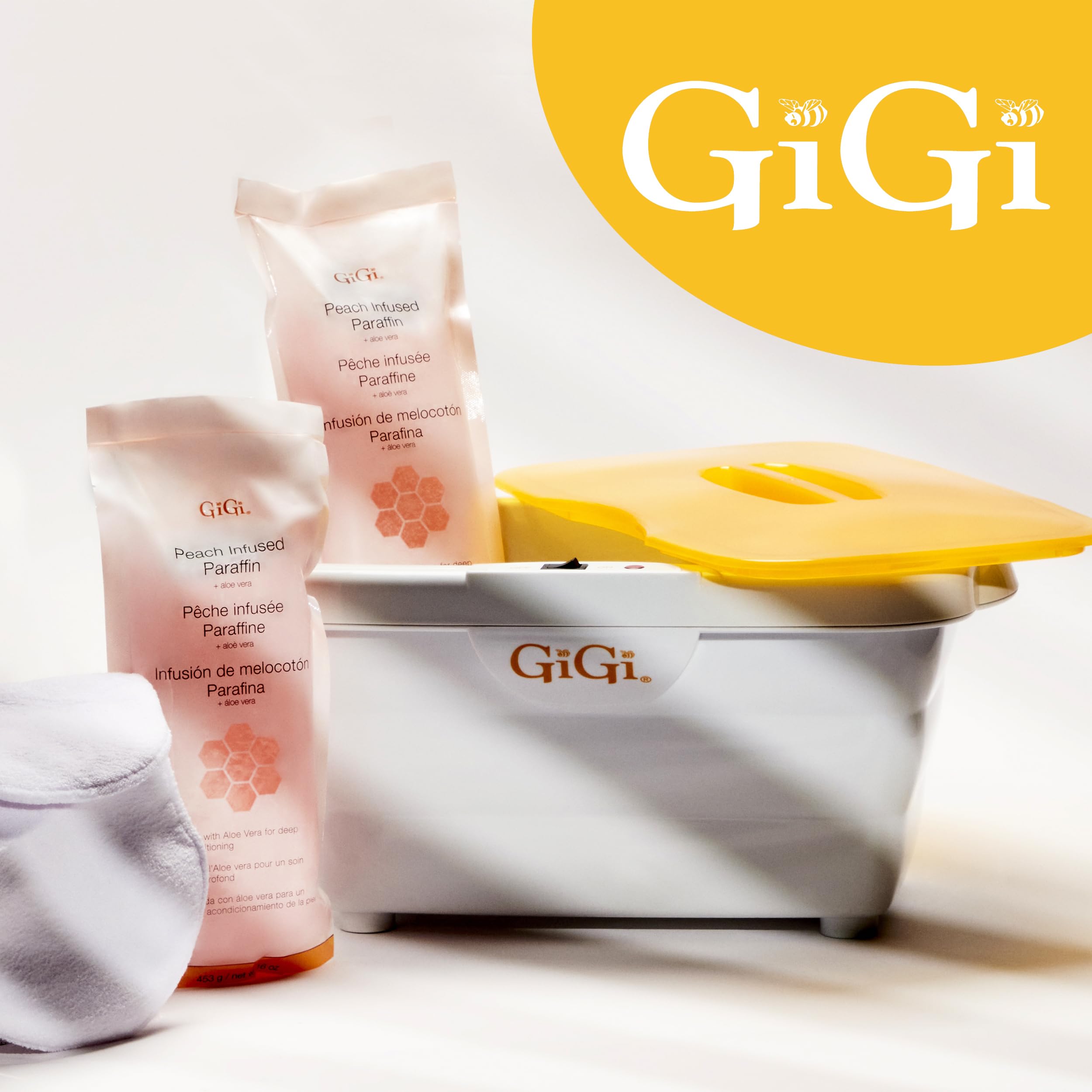 Gigi digitale paraffina calda con ciotola in acciaio da Gigi
