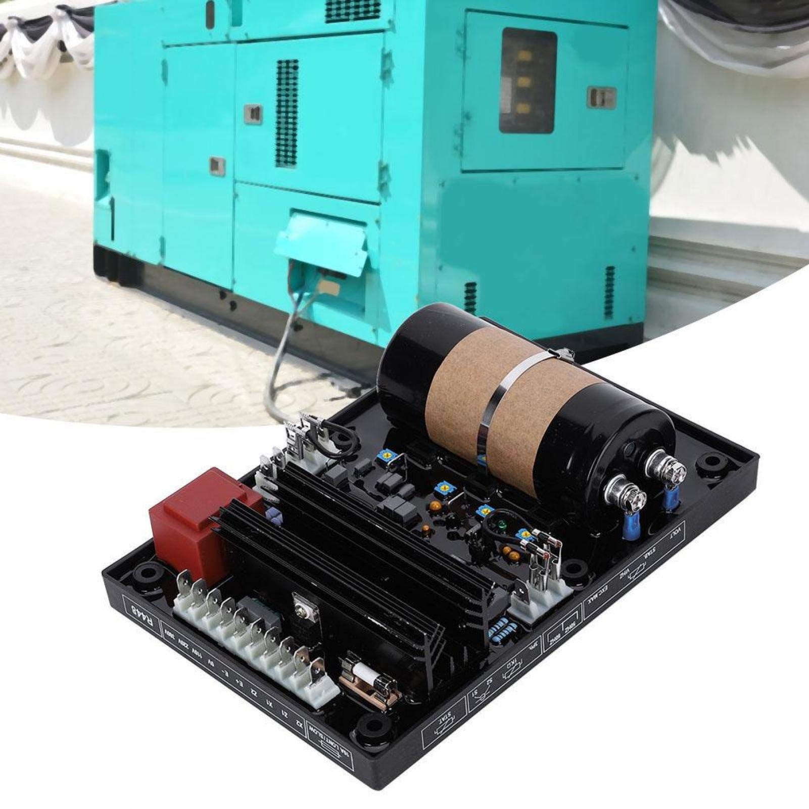 Regolatore di tensione automatico AVR R448, accessori per gruppi elettrogeni ad alta precisione, AVR per generatore 5000S/6000S/7000S, componenti elettrici