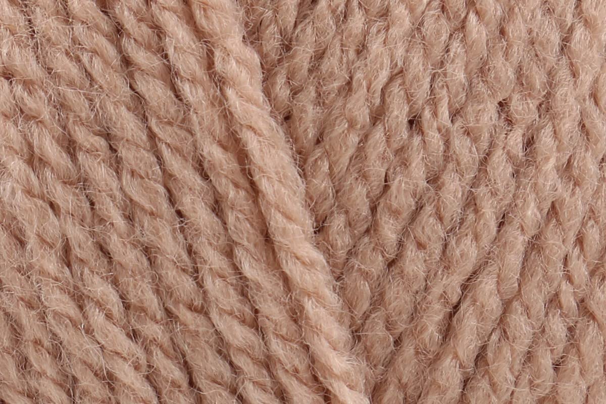 Sirdar Hayfield Bonus DK Crochet Yarn, 100% Acrylic Double Knitting Wool for Jumpers Toys Sweaters - 100g Balls - Mink (599) - Pack of 3