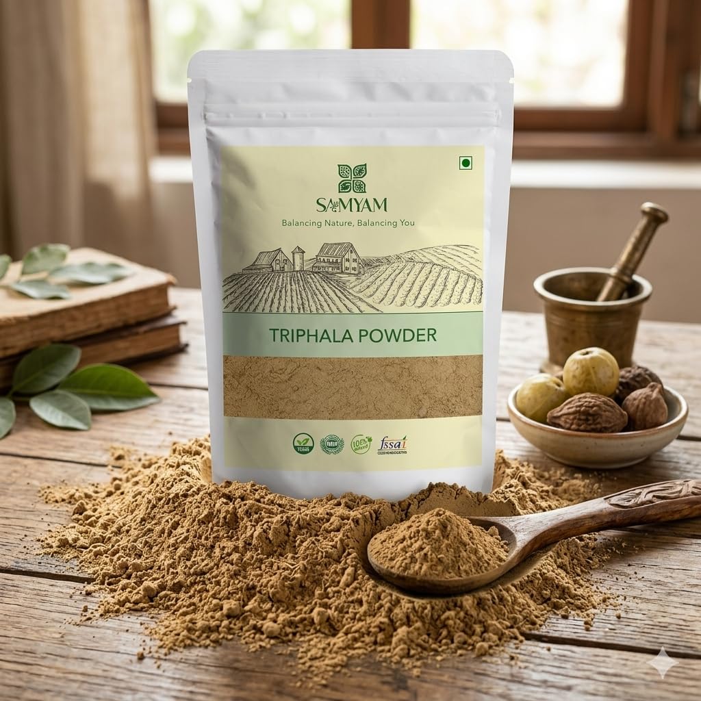 Samyam Triphala Powder, confezione da 500 g | per la digestione e la salute dell'intestino