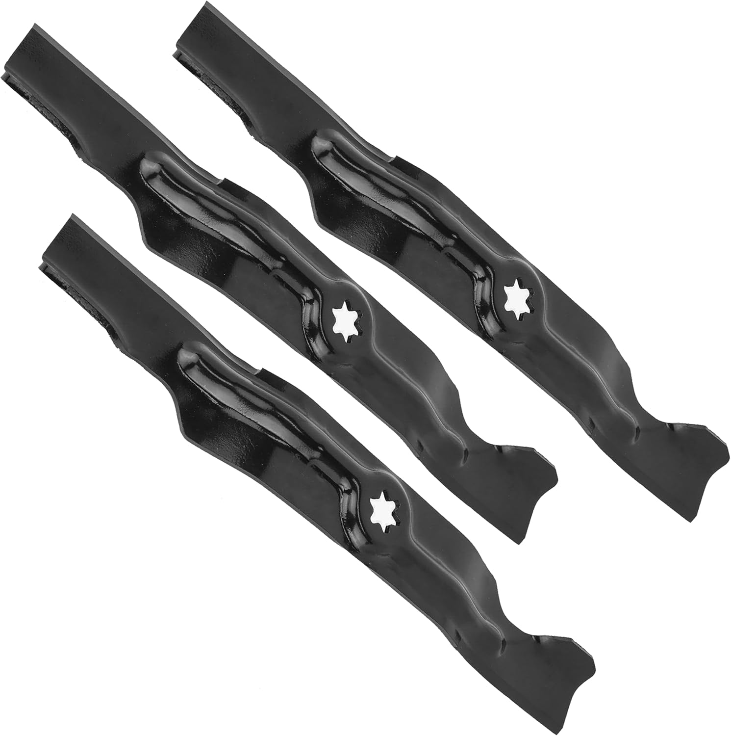 Caltric 3 Lawn Mower 50" Blade Compatible with Mtd Compatible with Troy Bilt Mustang Rzt 50 Mustang Xp Mustang 50 Xp