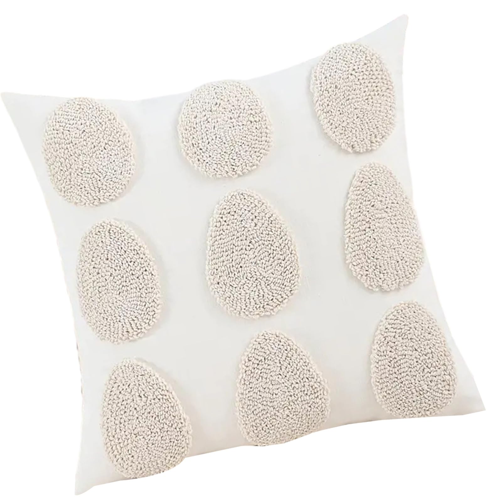 Elnwnnkc Multipurpose Pillow Covers Easters Rabbits Eggs Throw Pillows Covers for Home Room Sofa Couch Decoration Faux Furs Jacquards Pillows