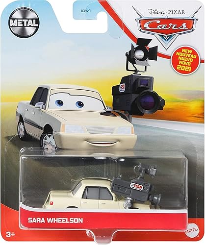 Disney Pixar Cars Sara Wheelson - Serie de metal