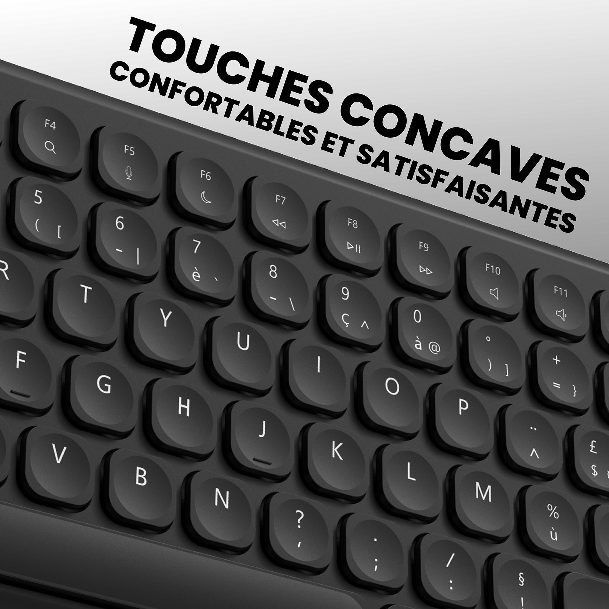 T'nB Slim Pro - Clavier sans Fil, Double Connexion