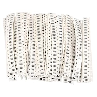 PATIKIL 1206 Surface Mount Device Resistor Kit, 1Set/1280Pcs 0R-10M Ohm 64 Values 5% Tolerance 1/4W Chip Resistors Assortment Kit for Electronic Product