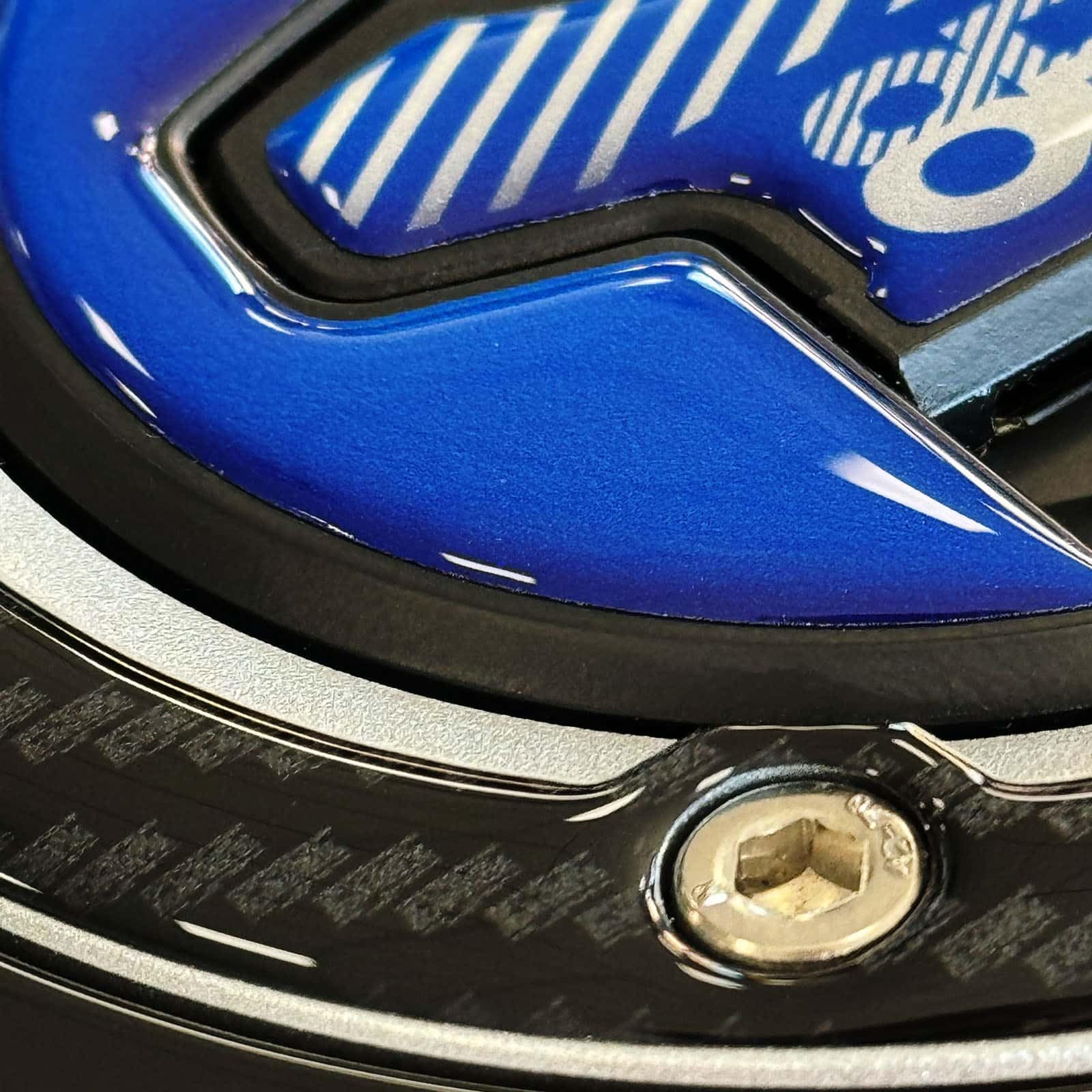 Autocollant 3d moto Protection de Reservoir compatibles Suzuki GSX 8R 2024 Blue