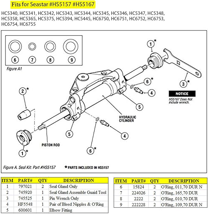Amazon Com E Cowlboy Steering Support Bracket Puller Hs5157 Hs5167 Front Mount Hydraulic Steering Cylinder Seal Kit Fits For Seastar Uflex Hc5341 Hc5348 Hc5358 Hc5365 Hc5375 Hc5394 Hc5445 Hc6750 Hc6755 Automotive