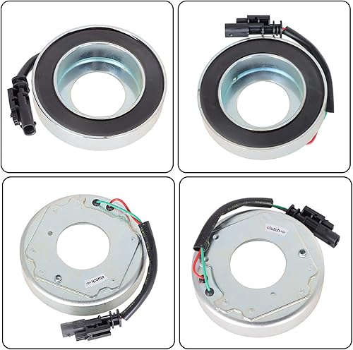 Miniatura 7 de WFLNHB Embrague del compresor del AC con bobina de cubo de polea 22986662 Reemplazo para Chevrolet Silverado 1500 2014-2018