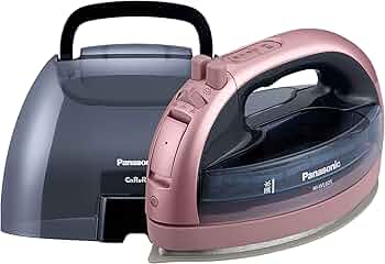 Amazon | パナソニック コードレススチームWヘッドアイロン ピンク NI