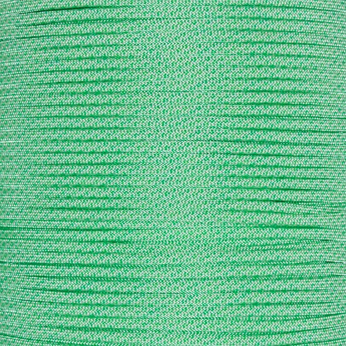 Paracord Planet 10 Foot Hanks of 550 Type III 7 Strand Paracord (White w/Mint Diamonds 10 Feet)