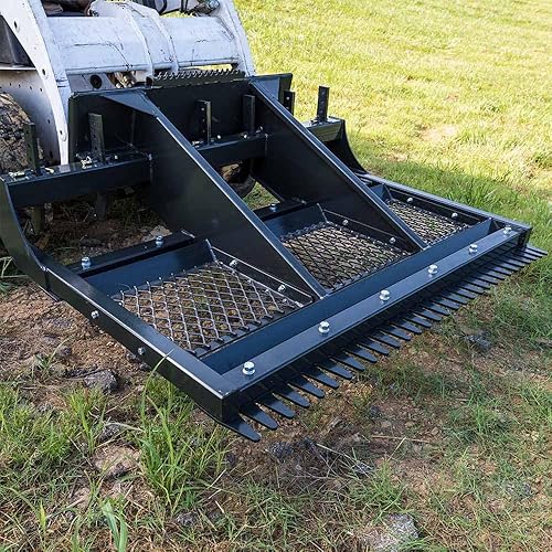 Vista 11 de Titan Attachments Cepilladora de tierra de minicargadora de 72 pulgadas