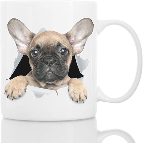 Taza divertida de bulldog francés, taza de café divertida de cerámica, regalo perfecto para amantes de los perros, bonita taza de café novedosa, Taza divertida de bulldog francés, taza de café divertida de cerámica, regalo perfecto para amantes de los perros, bonita taza de café novedosa,