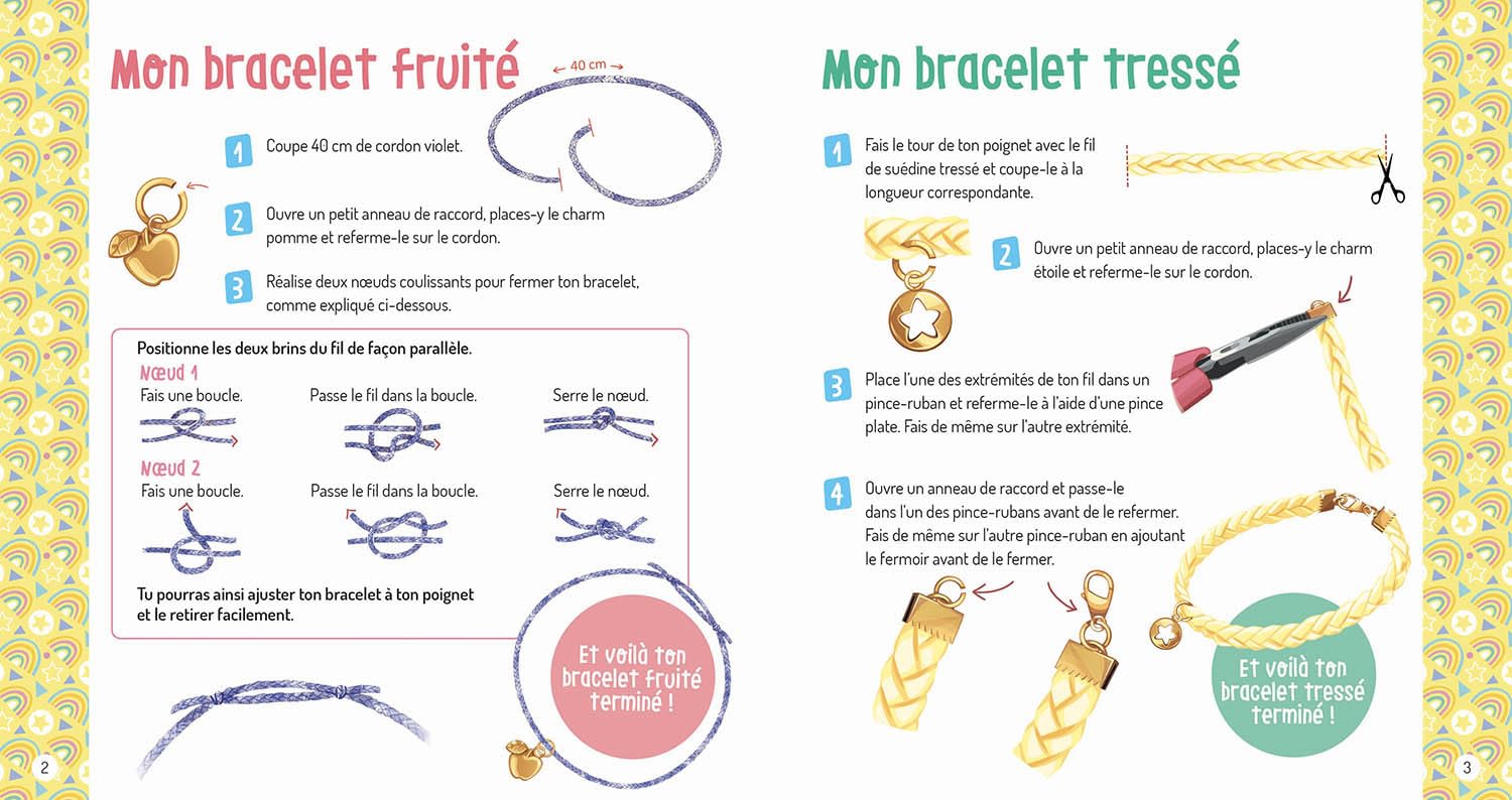 MA BOÎTE À BIJOUX - MON ACCUMULATION DE BRACELETS ARC-EN-CIEL