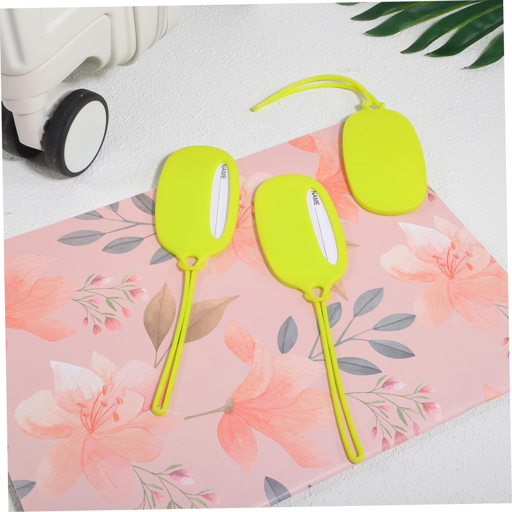 CALLARON 15pezzi Etichette Per Bagaglio Silicone Targhette Identificative Per Valigie e Passeggini Facili Da Usare Colori Vivaci Per Viaggi e Identificazione Rapida