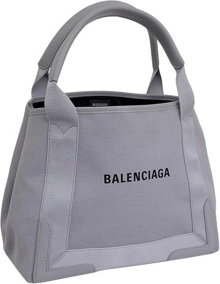 BALENCIAGA トートバッグ グレー キャンバス バレンシアガ