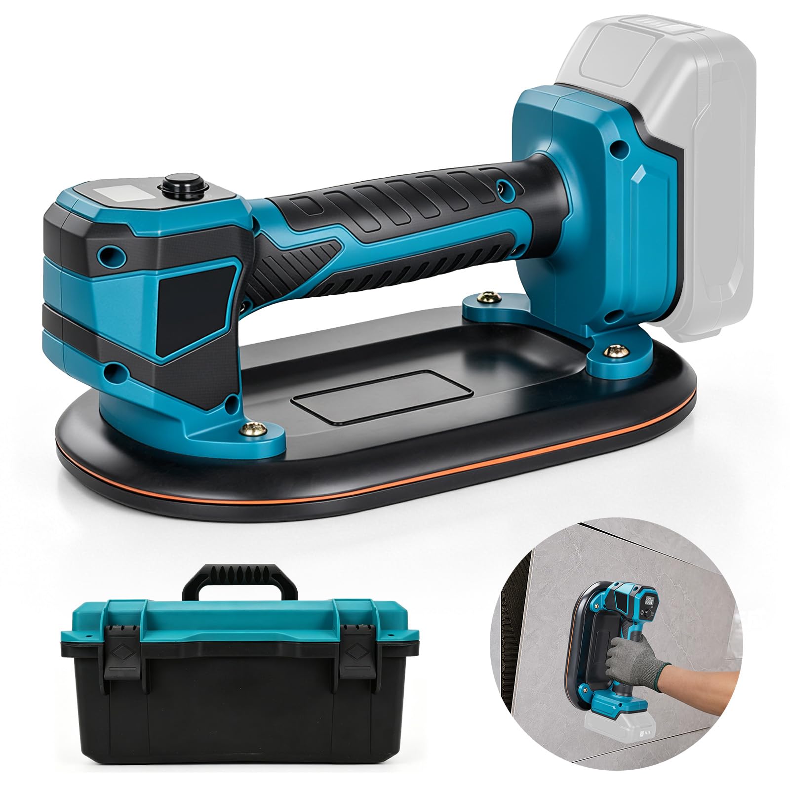 Akku-Saugnapfheber kompatibel mit Makita 18V-Akku (Ohne Batterie)