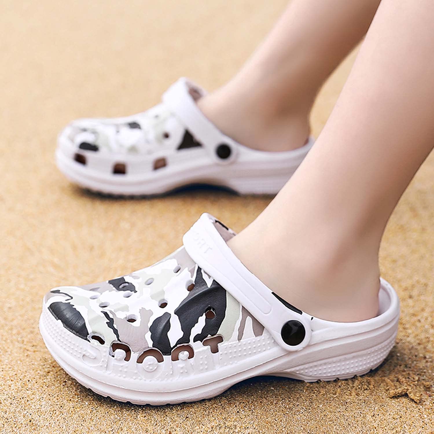 CERYTHRINA Garçon Sabots et Mules Enfants Sabots Pantoufles Chaussures Antidérapant Eté Piscine de Jardin