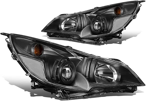 Miniatura 7 de Auto Dynasty Par de luces LED ámbar para montaje de faros delanteros compatibles con OutbackLegacy 10-14