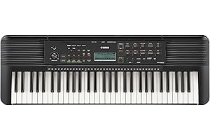 Best Priced Yamaha PSR-E283 61 Key Portable Keyboard for Beginners with Power Adapter