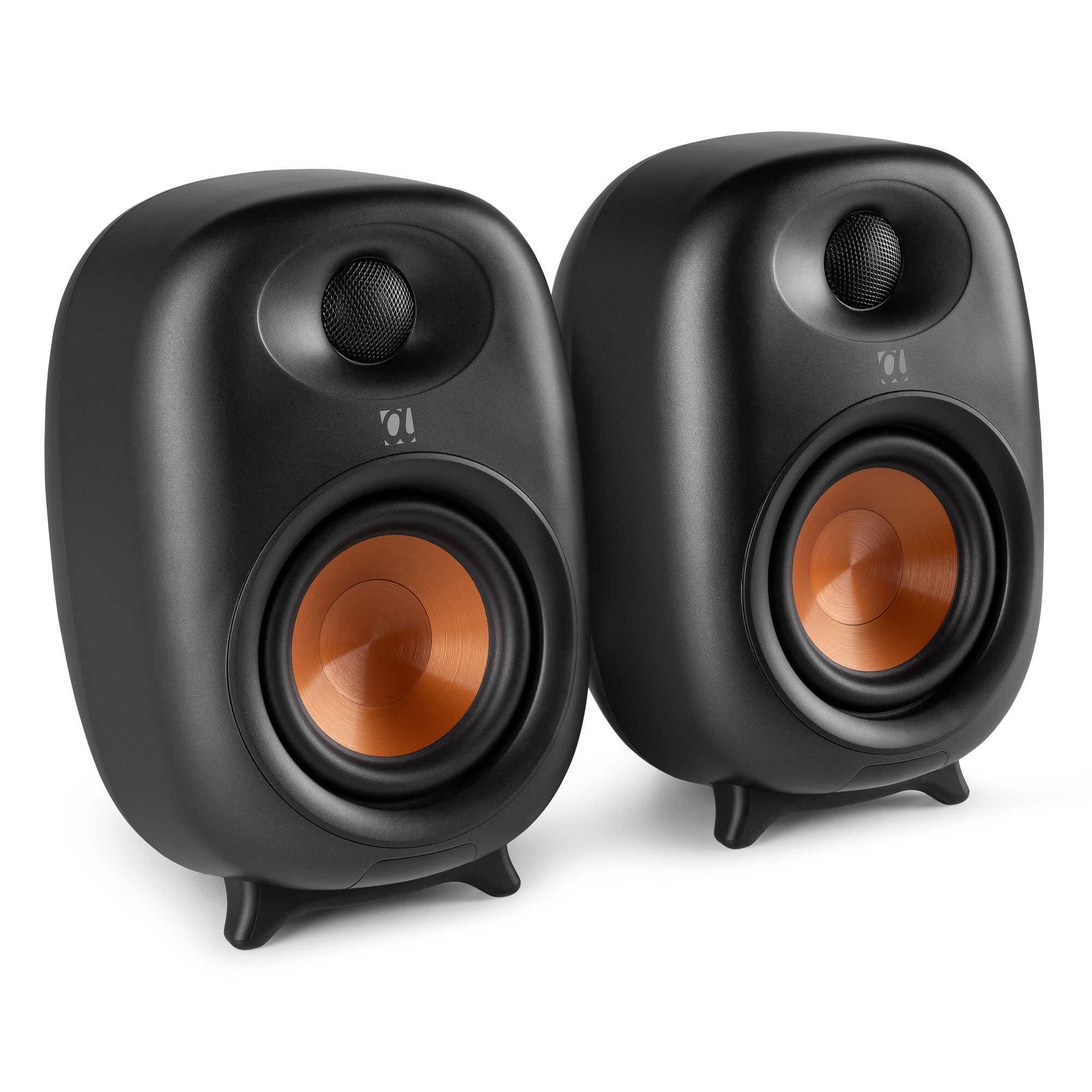 Audizio RS80 Aktiv Regallautsprecher - 160 Watt, 4" Woofer & 1" Tweeter, Bluetooth 5.0, Studio Monitor Lautsprecher, 40Hz-20kHz, PC Speaker, DJ Boxen für Desktop, Aktivboxen, Stereo Speaker