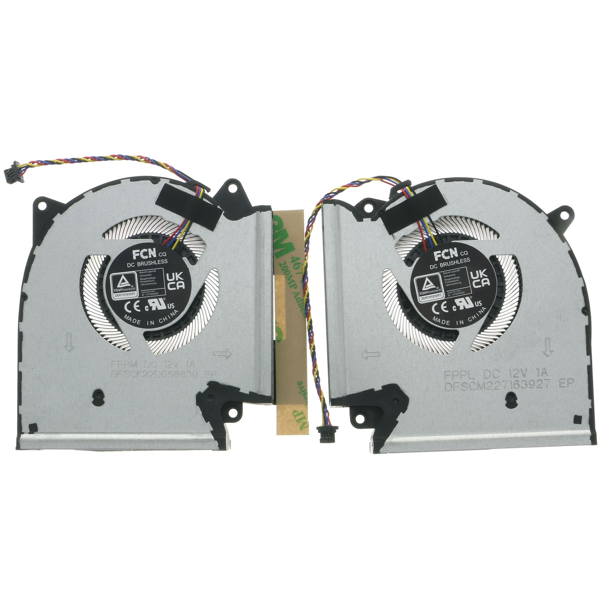 Ventilador de refrigeración de CPU y GPU de repuesto para ASUS ROG Strix G15 G513RX G513RS G513RM G513RW / G17 G713RX G713RS G713RM G713RW, 13NR0880P01011 FPPL, 13NR0880PPL, 13NR0880PL 02011 FPPM, CC