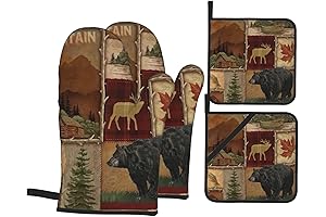 Premium Bear Hands Oven Mitts and Pot Holders Sets, Your Culinary Allies