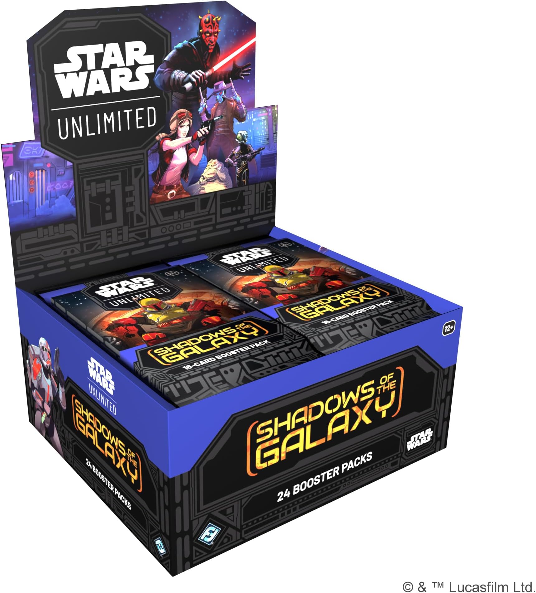 Star Wars: Unlimited Shadows of the Galaxy Booster Display