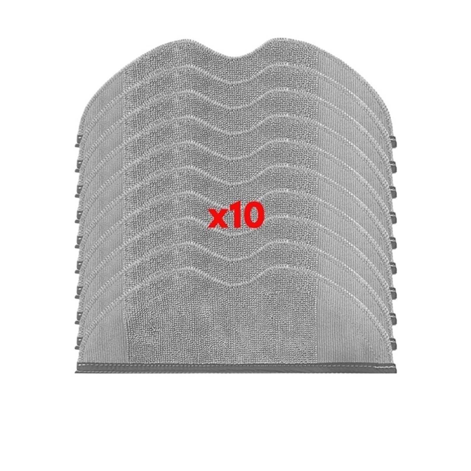 Almohadillas de fregona multifuncionales, compatibles con Xiaomi, E5, C108, accesorios for Robot aspirador, paño de fregona de microfibra lavable 10P