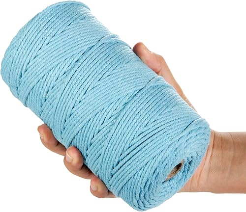 Miniatura 4 de POZEAN - Hilo de macramé (656.2 pies)