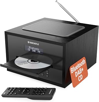 Oakcastle DAB400 Bluetooth DAB+ Radio & CD Player | 40W Inbuilt Speaker