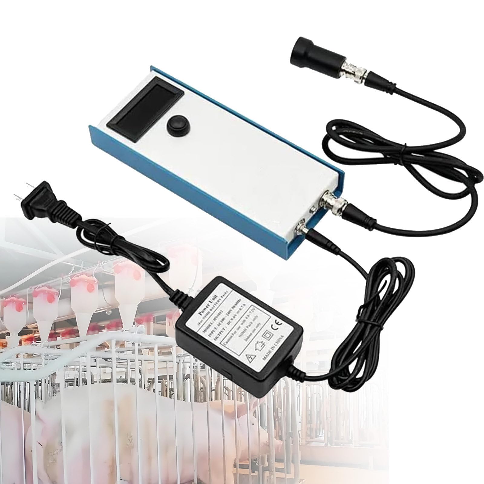 Misuratore di Spessore del Grasso Dorsale per Bestiame, misuratore Portatile di Grasso Dorsale suino, Strumento Veterinario per la misurazione del Grasso Dorsale suino, margine di Errore ±1 mm
