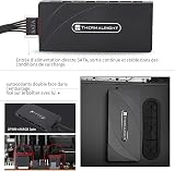 Thermalright TR Fan and ARGB HUB×8, controlador de ventilador de PC ARGB de 3 pines, concentrador de ventilador PWM, entrada directa por cable de alimentación SATA (RGB 12 V 4 pines no compatible) - 4