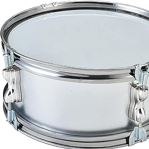 Miniatura 5 de Tambor de caja de 11 pulgadas con guantes, instrumentos musicales ligeros, instrumento de percusión para niños, adultos, regalos, argent