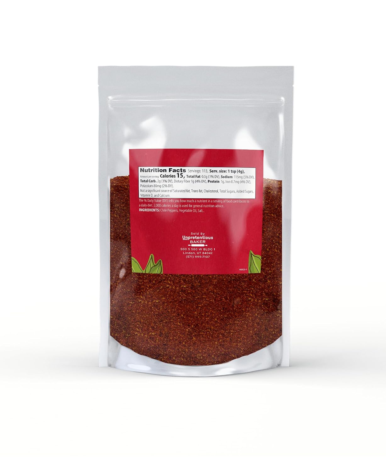 Unpretentious Marash Chile Flakes and Aji Panca Chile Pepper Powder Bundle, 1 lb Each, Mild Pepper Seasonings