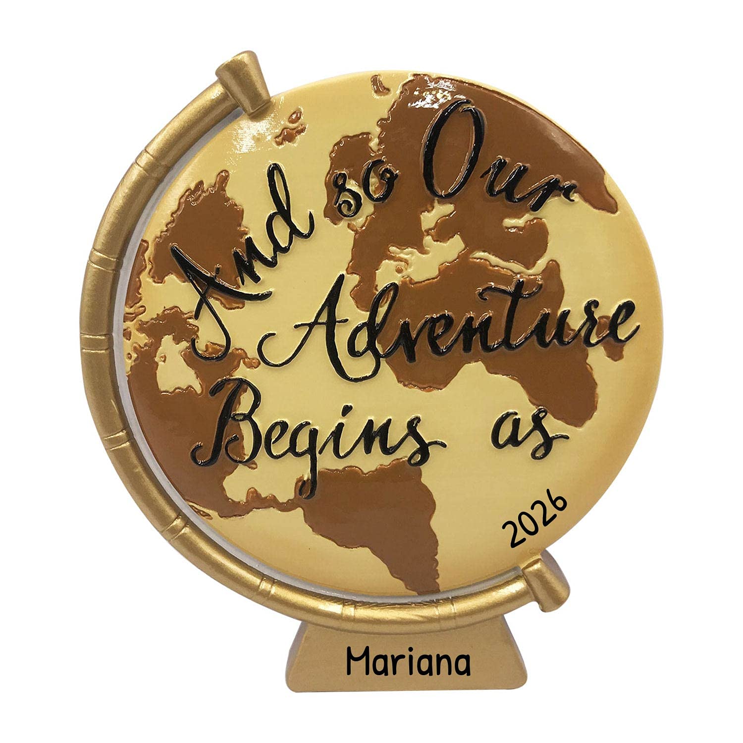 Personalized Travel Christmas Tree Ornament 2024 - Travel Globe Christmas Ornaments Christmas Around The World Decorations Gifts for International Travelers Passport Christmas Ornaments by Elves