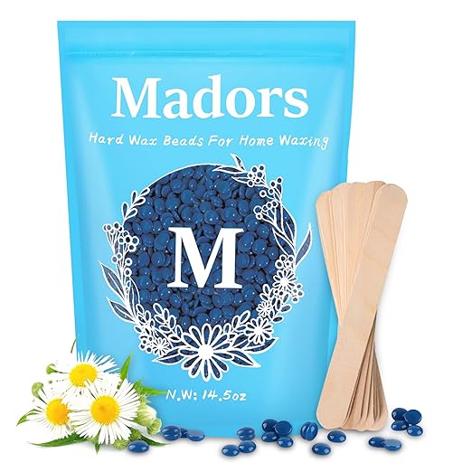 Hard Wax Beans Kit for Hair Removal Madors 1lB Brazilian