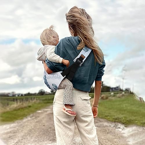 Miniatura 2 de Portabebés para bebés y niños pequeños de 6 a 36 meses (10 a 30 libras), transportador de hombro de algodón transpirable  ajustable, manos libres