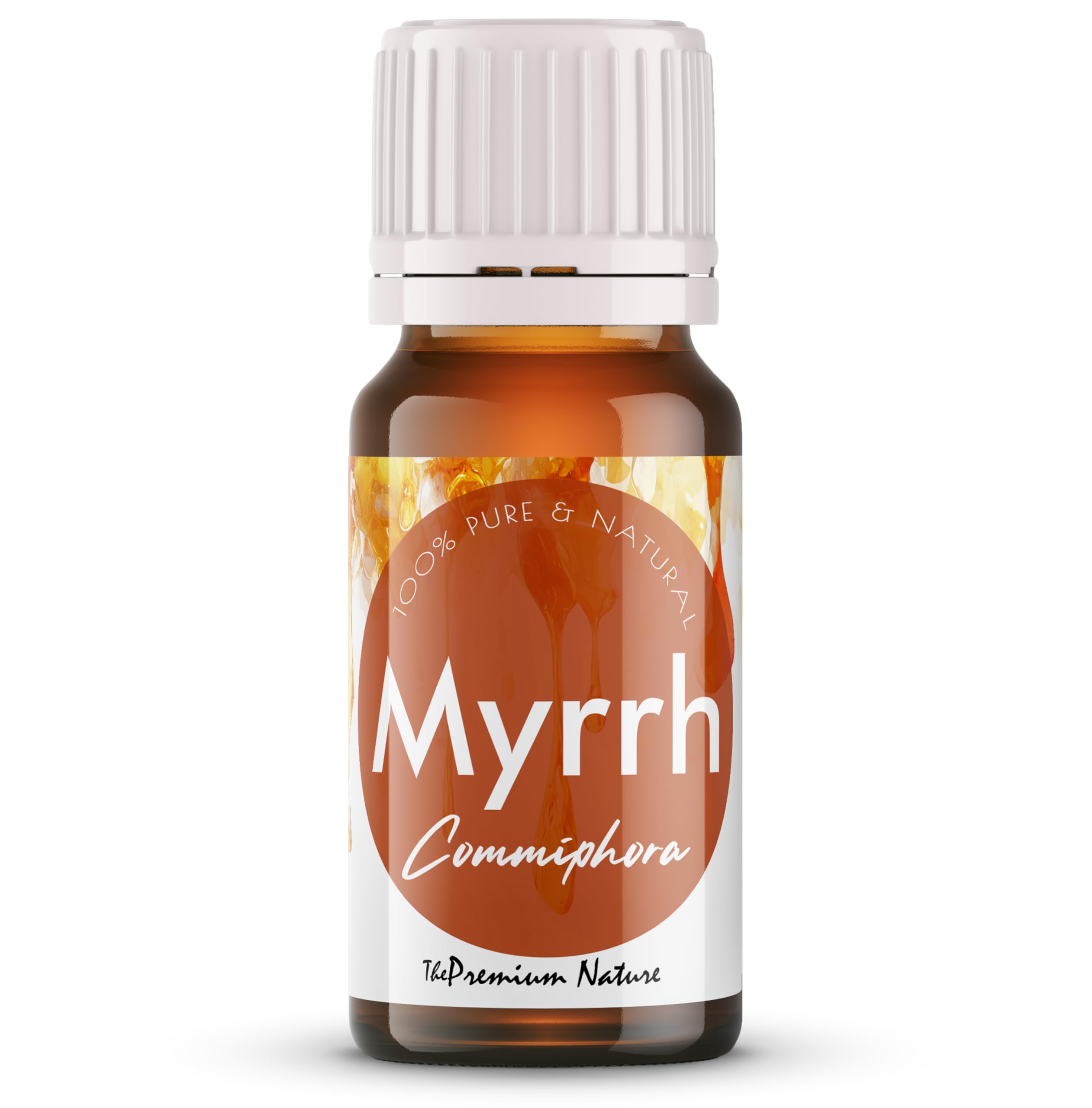 The Premium Nature Myrrh Essential Oil for Skin | 100% Natural | Myrrh for Diffuser | Calming & Tranquil Myrrh Oil for Face, Hair, Candle Making & Massages | Earthy Grounding Scent, 10 mL