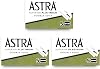 Susicit Astra Superior Premium Platinum Double Edge Safety Razor, 5 Pieces Pack of 3