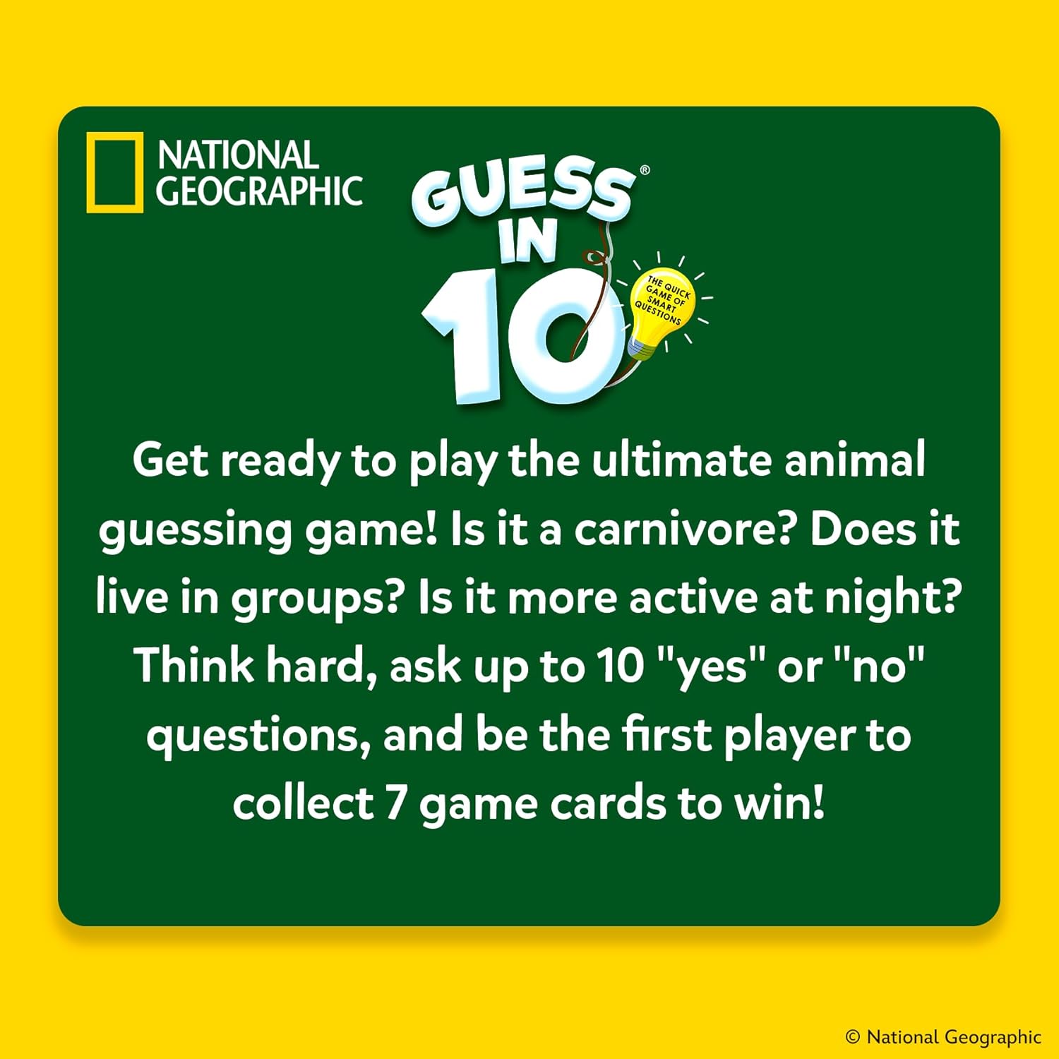 Skillmatics Guess in 10 National Geographic Animals, Educational Card Game for Kids & Families, Animal Trivia & Travel Game, Screen-Free Fun, Gifts for Ages 6, 7, 8, 9 and Up