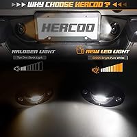 Vista 3 de HERCOO LED Luz de Matrícula Trasera Conector de Enchufe de Lámpara con Cableado Compatible con 1994 1995 1996 1997 1998 1999 2000 2001 2002 Dodge
