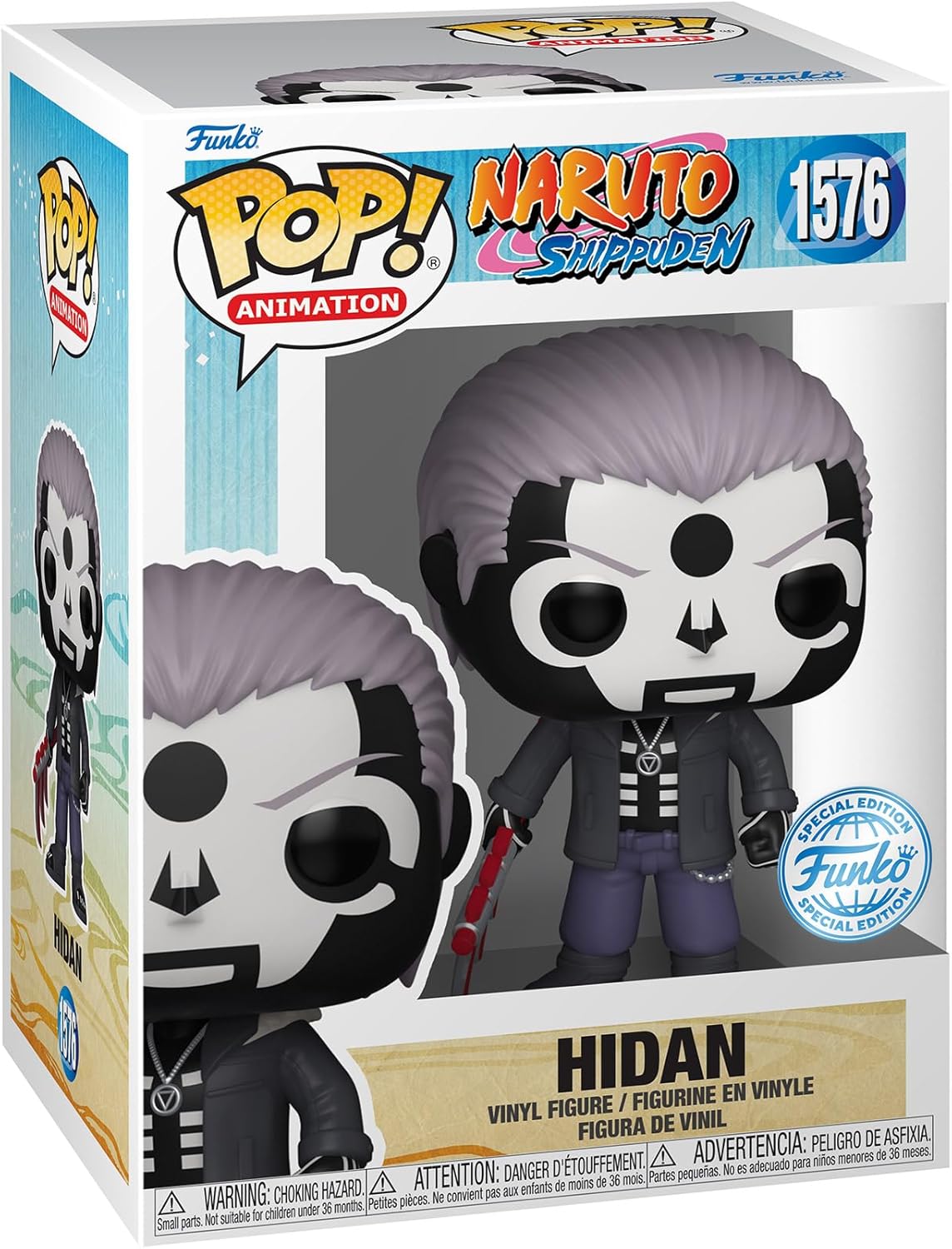 Funko Pop! Animation: Naruto - Hidan with Jacket - Naruto Shippuden - Collectible Vinyl Figure - Gift Idea - Official Merchandise - Toys for Children and Adults - Anime Fans