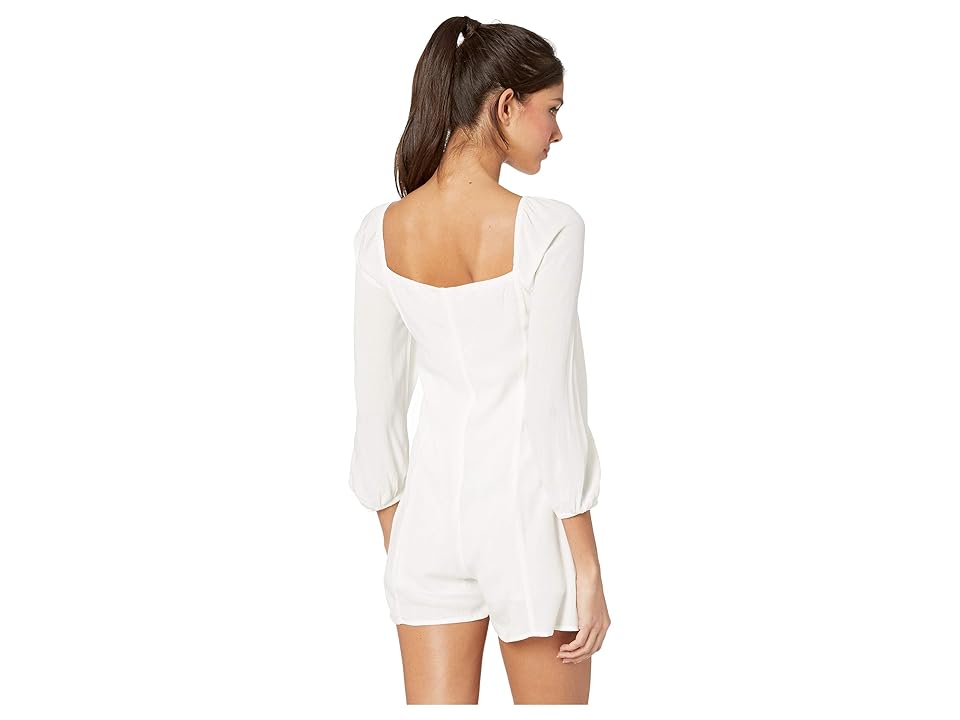 

Amuse Society Liliana Romper (Casa Blanca) Women's Jumpsuit & Rompers One Piece, White