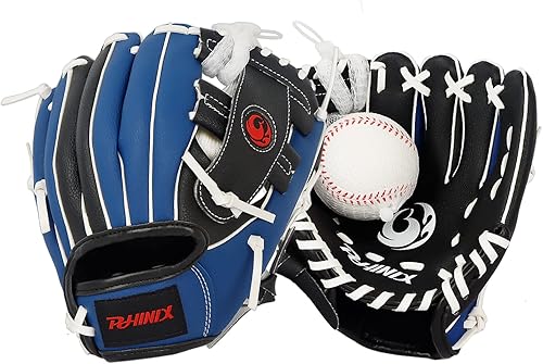 PHINIX Guante de béisbol suave para jugar y entrenar de 8.5 a 10 pulgadas