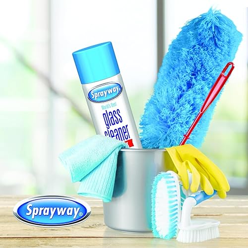 Miniatura 6 de Sprayway Limpiador de vidrio, acción de espuma, 19 onzas líquidas, paquete de 3, con 5 paños de limpieza de microfibra, toallas de microfibra