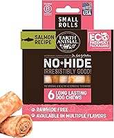 Vista 49 de Earth Animal No Hide - Rollos pequeños para masticar perros de larga duración, carne de res, 2