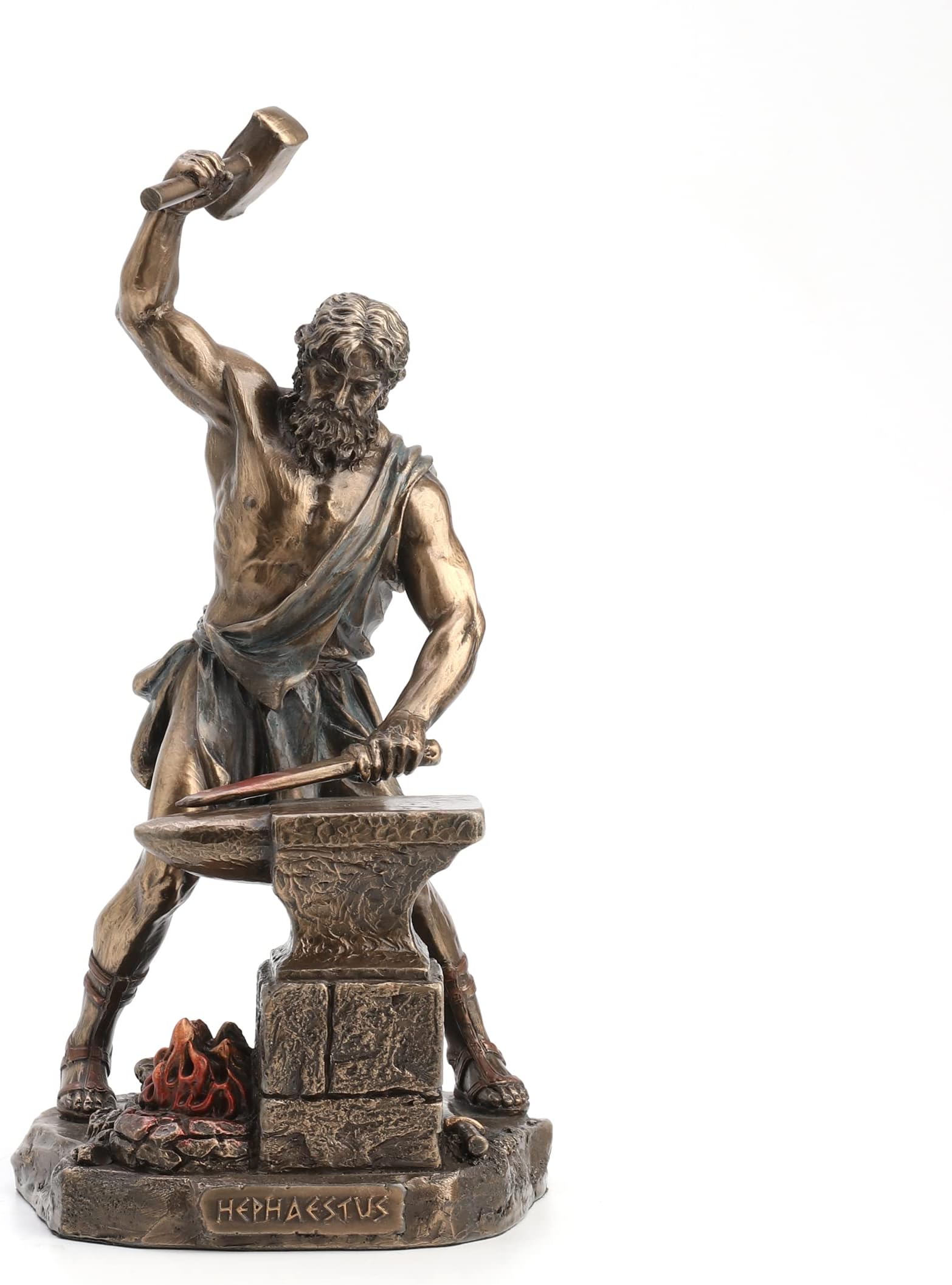 Veronese Design Hephaestus Greek God of Fire and Forge Bronze Finished Statue