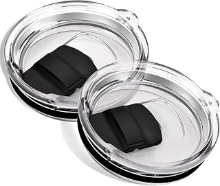 YETI 30 oz Magnetic Tumbler Lids - Spill Proof Replacement Lids for YETI Rambler (30 Ounce, 2Pack)
