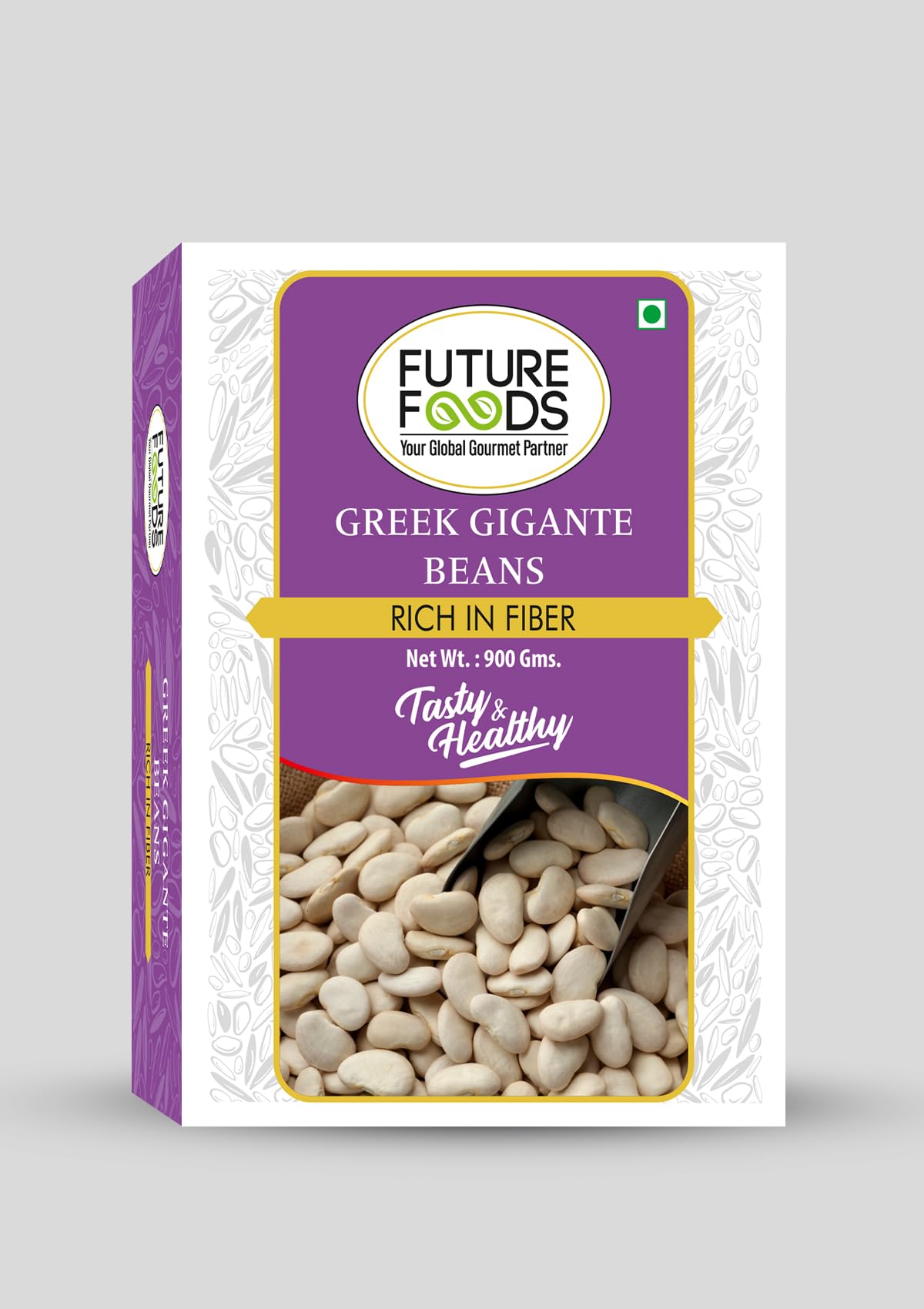 Future Foods Greek Gigante Beans 900 Gram| Double Butter Beans|Protein Rich|Good Source Of Soluble Fiber & Vitamin A|Sweet & Mild Taste|Meaty Texture|Gluten Free|Low In Fat Content - Image 2 thumbnail