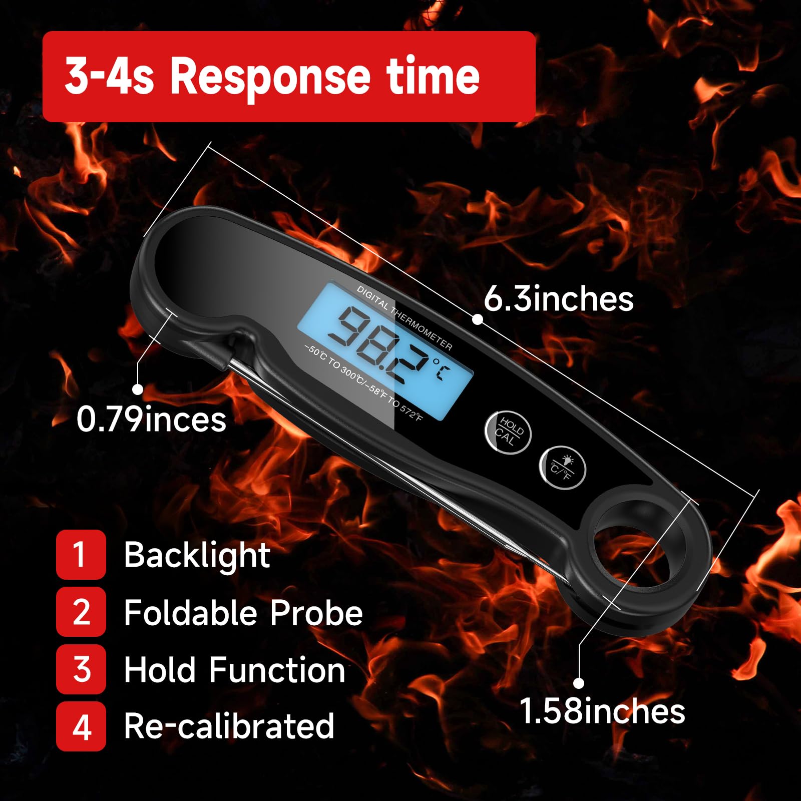 Thermomètre à Viande Instantané Inkbird IHT-1P - Sonde Pliable, étanche, Rechargeable, Rétroéclairage, Aimant Thermomètre Viande Instantané Inkbird Thermomètre à Viande Instantané Inkbird IHT-1P - Sonde Pliable, étanche, Rechargeable, Rétroéclairage, Aimant Thermomètre Viande Instantané Inkbird